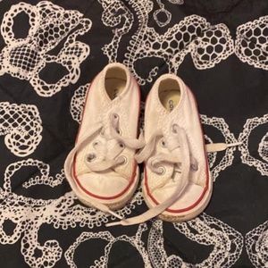 White toddler Converses